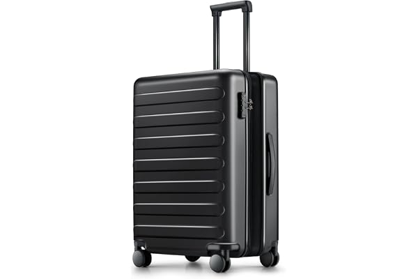 NINETYGO Carry On Luggage 22x14x9 Airline Approved, 20 Inch Luggage with Smooth Spinner Wheels, Expandable, Hard Shell PC Sui