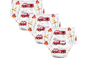 foixnub Cute Animal Baby Cotton Training Pants 3 Pcs Toddler Potty Training Underwear for Little Boys Girls 2-5T