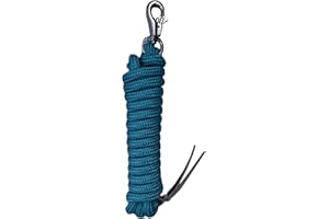 KENSINGTON PROTECTIVE PRODUCTS Kensington Lead Rope Nylon Braided Leather Popper Swivel Snap KTL