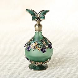YU FENG Vintage Crystal Perfume Bottles Empty