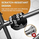 Looxmeer 8mm Thickened Chain Lock 90cm 5-Digit Combination Waterproof Cover view 6