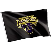 Desert Cactus Minnesota State University Mankato MSUM Flag - 3 x 5 Feet Mavericks Banner, Indoor/Outdoor Durable Fabric, 100% Polyester Design (Style 1)