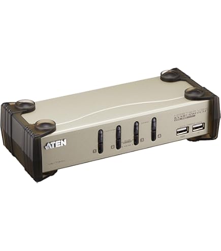 Amazon.com: ATEN CS84U 4-Port PS/2-USB KVM VGA Switch - Control up