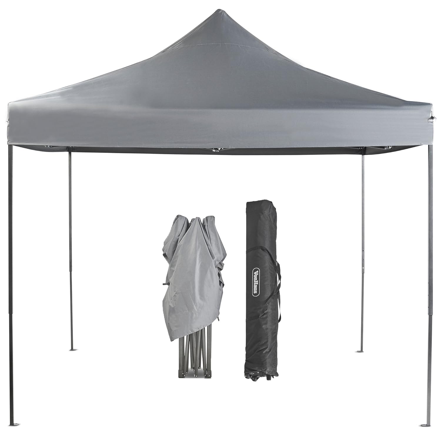 VonHaus Premium Fully Waterproof Gazebo 3x3m with Leg Weights and