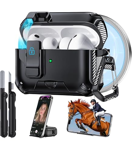Amazon.com: Ekoonpft for AirPods Pro 3 Case, Safety Lock Case with
