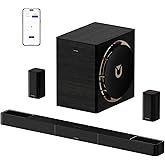ULTIMEA Skywave X70 7.1.4ch Professional Wireless Surround Sound System for TV w/Dolby Atmos, 980W Sound Bar with 10" Wireless Subwoofer, 20Hz Low Frequency, GaN Amplifier, 4K HDR Pass-Through