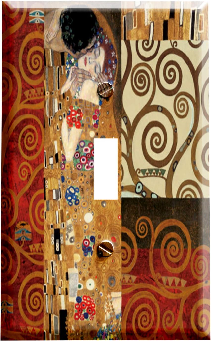 Gustav Klimt the Kiss Collage Switchplate - Switch Plate Cover