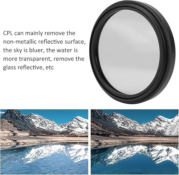 Archuu Junestar Polarizing Lens Filter Set Professional Photography CPL Polarizer with Storage Box for Canonfor Nikonfor Sonyfor Olympusfor Fuji43mm