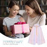 ACWOO Princess Cape for Girls Colorful Deluxe Cloak with Crown view 7