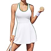ATTRACO Women's Tennis Dress with Shorts Golf Dress Workout Adjustable Exercise Dress Activewear