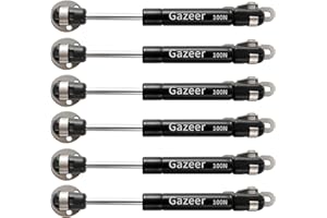 Gazeer 6 Pcs 100N/22.5lb Gas Struts 8inch Cabinet Struts Cabinet Shocks Cabinet Door Lift Pneumatic Support