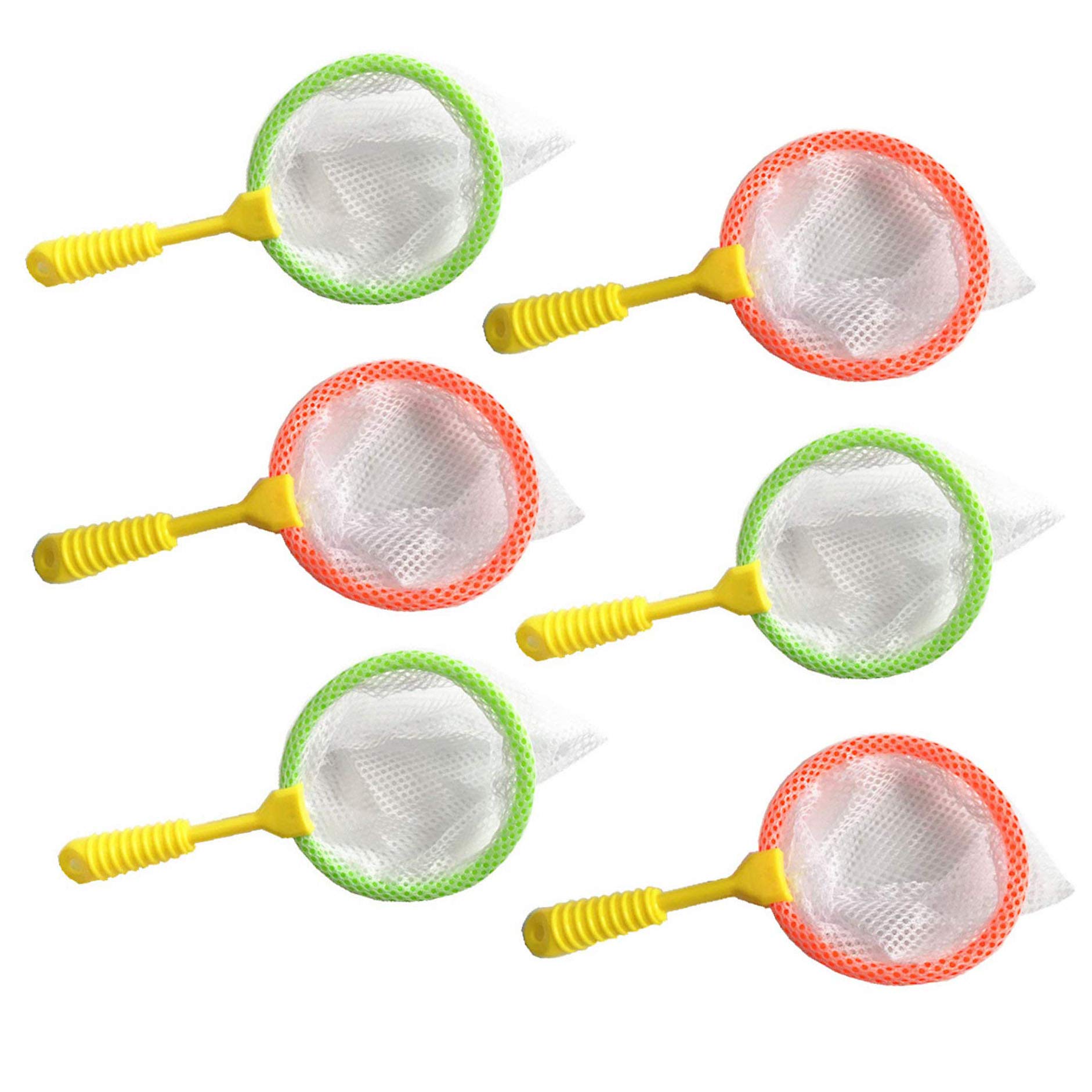 Durable Kids Bug Catcher Nets, 6PCS Insect Collecting Net Bath Toy Adventure Tool Early Learning Tool for Specimen Observation