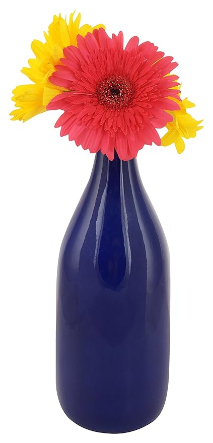 Buy Woodenclave Ceramic Bottle Shaped Flower Vase Flower Pot For