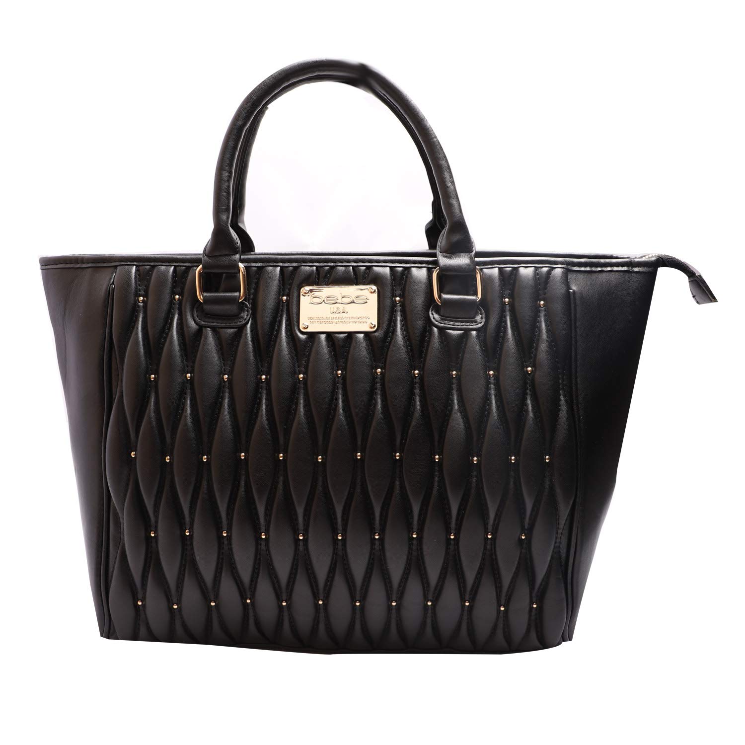 bebe black tote bag