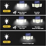 Haokiang 2 Pack 348LED Solar Lights 2000LM Outdoor Motion Sensor IP65 270° view 3