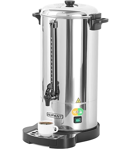 Amazon.com | Coffee Pro CP30 30 Cup Urn, w/ Filter Basket, 10-Inch x10-Inch  x15-Inch , 3 Prong, STST: Coffee Urns