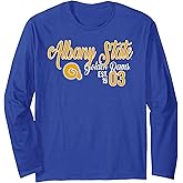 Albany State Golden Rams HBCU Est 1903 Blue Long Sleeve T-Shirt