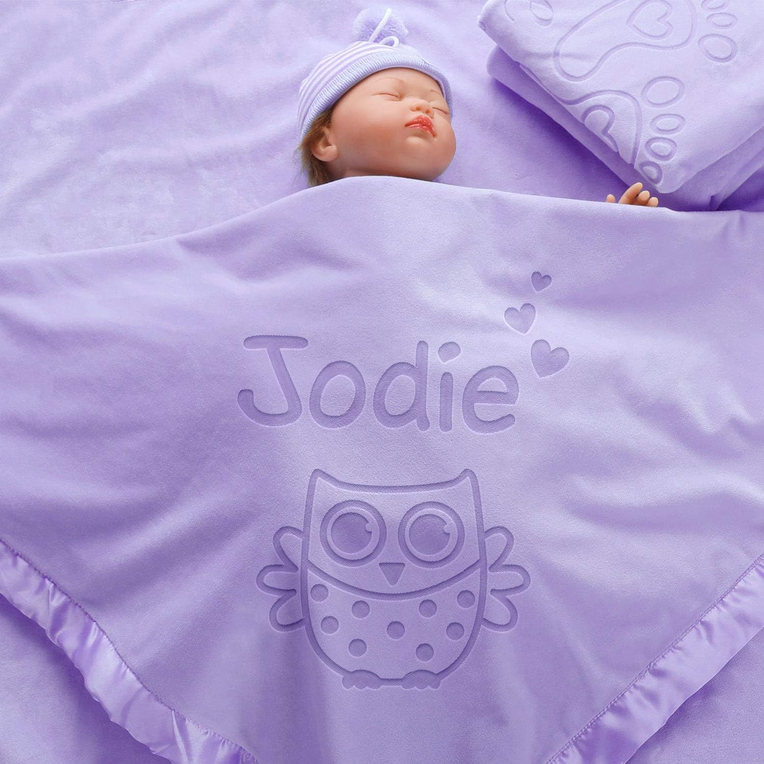 large personalized baby blankets