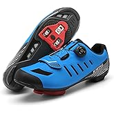 Unisex Cycling Shoes Compatible with pelaton Indoor Road Bike Shoes Mountain Bike Shoes for Men and Women Delta Cleats Clip Outdoor Pedal Bicycle Shoes MTB Shoes for Men