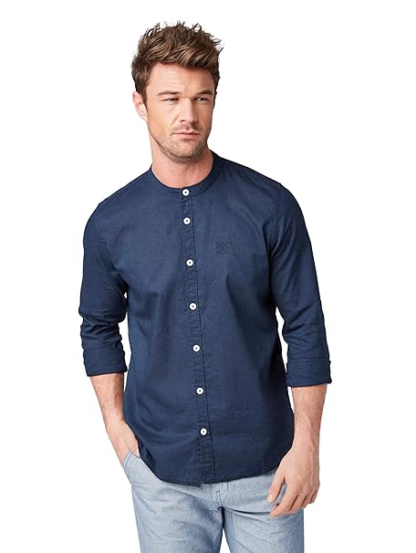 TOM TAILOR für Männer Blusen, Shirts & Hemden Hemd aus Leinengemisch