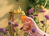 Hozelock Tap Connector 1" 33.3mm Threaded Outdoor Garden Hose Adapter Watertight view 2