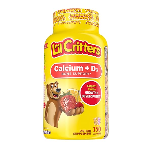 L’IL CRITTERS CALCIUM + D3 DAILY GUMMY SUPPLEMENT...