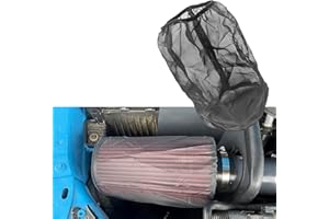 KoiLuvGo Cold Air Intake Filter Cover, Thickened Dust-proof Water-proof Motorcycle Universal Air Intake Cover Filter Sock for