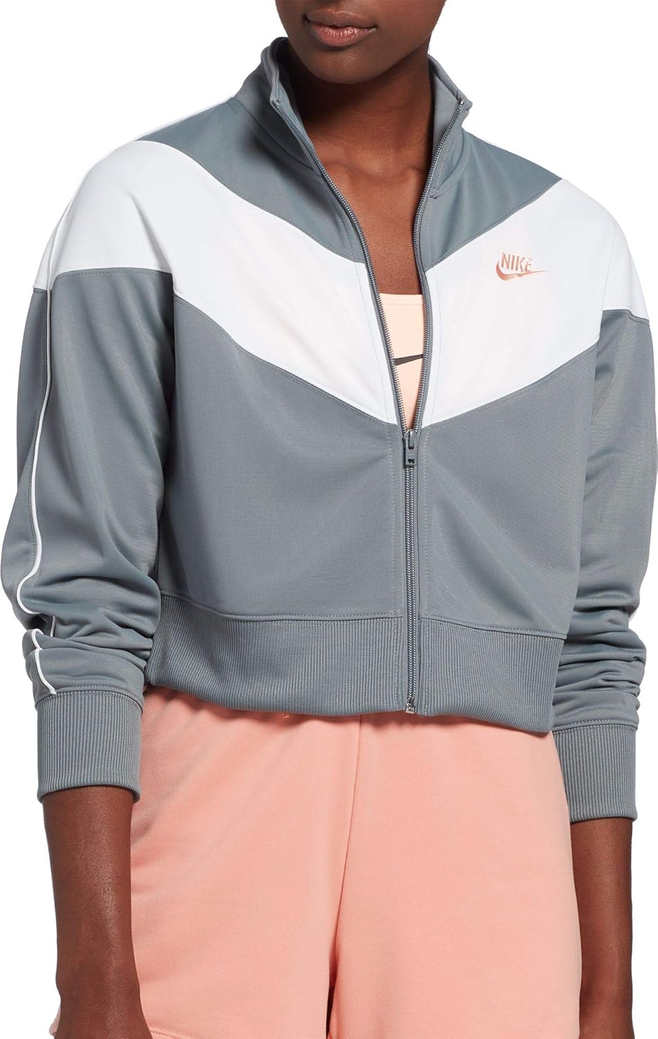 Nike Women's Sportswear Heritage Track Jacket (Cool Grey, Medium) Buy