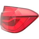 HEADLIGHTSDEPOT Right Passenger Side LED Outer Tail Light Compatible With 2016-2018 BMW 3-Series