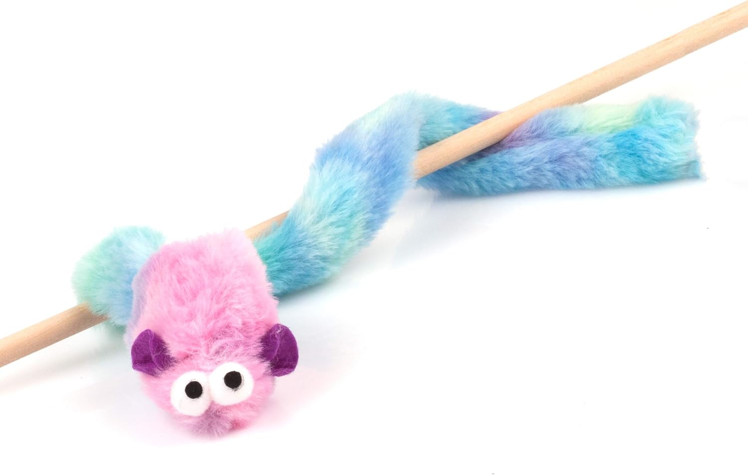 Chiwava 4 Packs 15 Inch Long Soft Plush Cat Toys Mice with Bell Rustle Sound Small Mouse Activity Interactive Toy : Pet Supplies