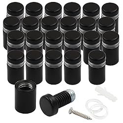 Zorveiio 1/2" x 3/4" Sign Standoff Screws 24 Pcs