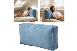 Couch Back Cushions Pillows for Replacement Sofa Back, Support Pillow with Removable Velvet Cover, Outdoor Sofa Cushions Back