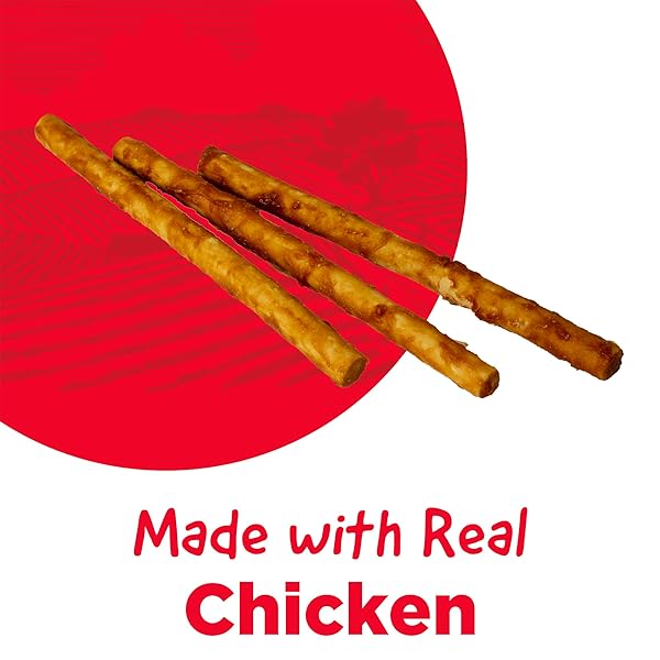 COUNTRY KITCHEN RAWHIDE FREE CHICKEN DOG CHEWS, FOR SMALL DOGS, MADE WITH REAL CHICKEN, NO WHEAT, CORN OR SOY, 18 COUNT