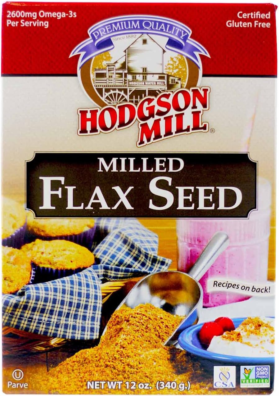 Hodgson Mill Milled Flax Seed, 12Ounce (Pack Of 8) Amazon.co.uk Grocery