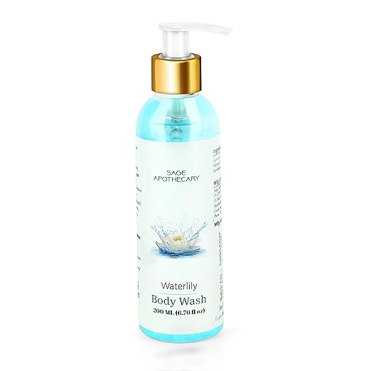 Sage Apothecary Waterlily Body Wash, 200 Ml