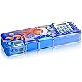 Henoyso Pencil Box for Boys Basketball Pencil Case with Calculator and Pencil Sharpener Multifunction Pencil Case Cool School Supplies Back to School Gift Birthday Present for Kids Teens