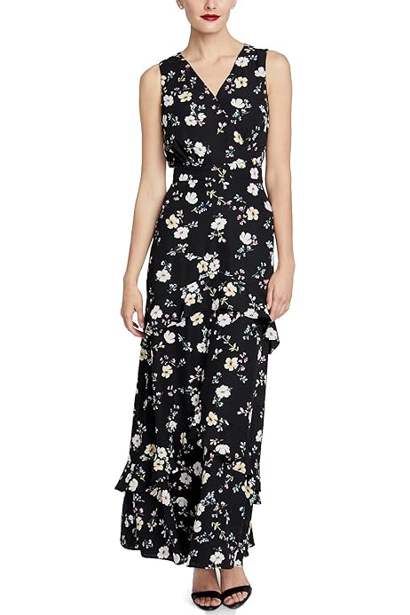 moira ruffle maxi dress