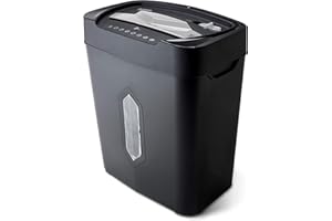 Aurora AU1230XA Anti-Jam 12-Sheet Crosscut Paper and Credit Card Shredder with 5.2-Gallon Wastebasket