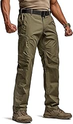 CQR Men's Military Cargo Pants, Water Resistant