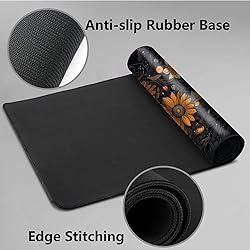 Tabletop Card Playmat with Stitched Edges, 24 x 14