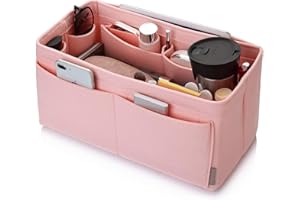 ZTUJO Felt Purse Organizer, Multi Pocket Bag in Bag Organizer For Tote & Handbag Shaper, Speedy 30, Speedy 35 and Speedy 40