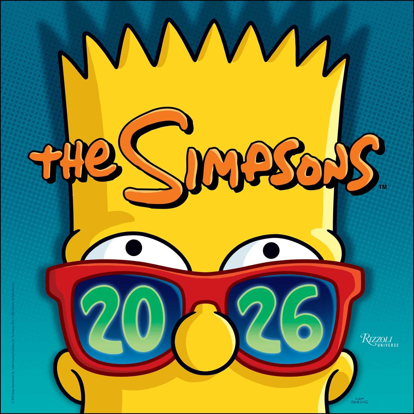 The Simpsons 2026 Wall Calendar The Simpsons 2026 Wall Calendar Calendar
