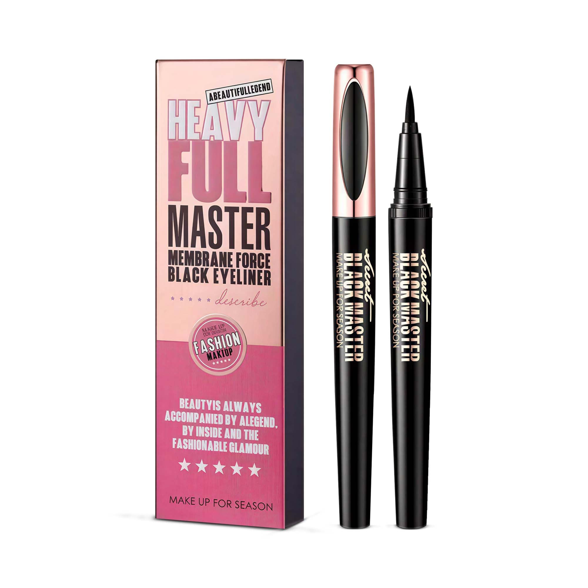 THE ISMA Macfee Waterproof Brown Eyeliner Pen | Long Lasting Liquid Eyeliner with Fine Tip Precision | Quick Dry Smudge Proof Eye Liner for Daily Makeup, Party Makeup & Professional Eye Makeup Look
