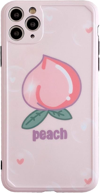 Amazon Co Jp Maruya Iphoneケース アイフォン8ケース Iphone7ケース かわいい柄 人気 おしゃれ モモ柄 スマホケースiphone11 スマホケース 携帯カバー スマホケース韓国 アイフォン7カバー 軽量 薄型 存在感抜群 Iphonexrスマホケース かわいい 耐衝撃 耐摩擦 滑り止め
