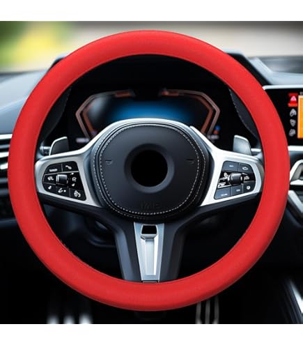 Yourkar Funda Elástica Para Volante, Protector De Volante Elástico De 38 Cm × 38 Cm, Cómodo