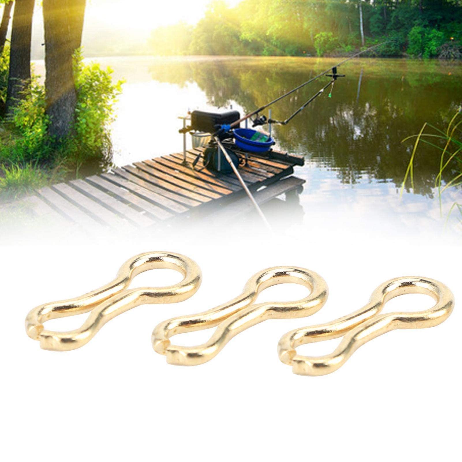 Carp Fishing Screw Mould Loop, Mould Loops Wire Eyes Sinker 300PCS Fishing Wire Eyes Sinker, for Saltwater Fishing(Medium)