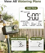 Diivoo Water Sprinkler Timer, Brass Inlet/Outlet, Flexible Irrigation view 4