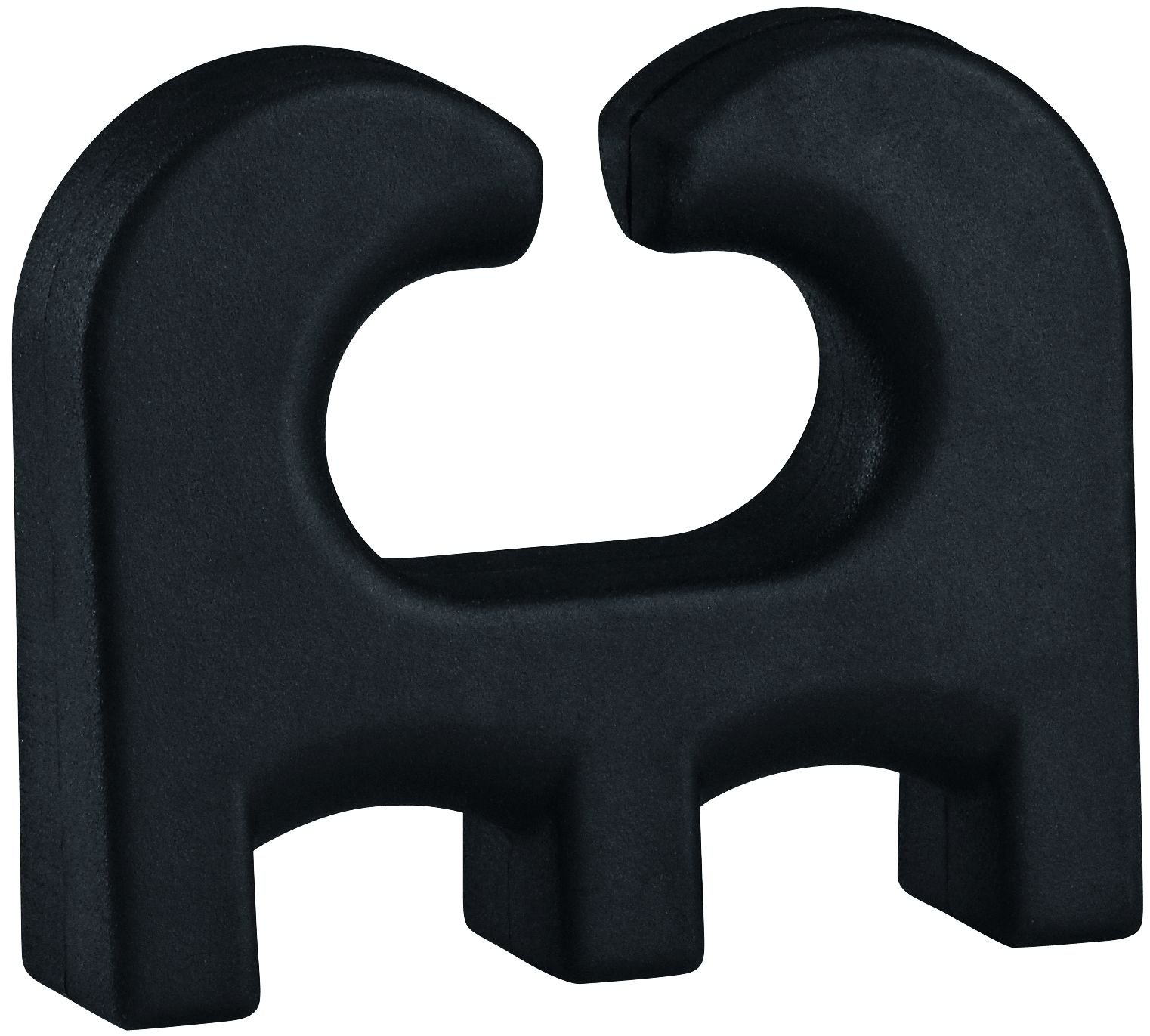 Meinl Percussion Conga Risers Set - 4 Rubber Feet for Conga Instruments - Accessories - Flexible - Plastic, Black (MCR-BK)