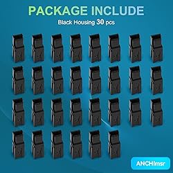 ANCHImsr 30 PCS 15/30/45 Amp Power Connectors Black