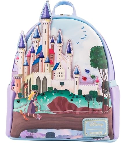 Loungefly Disney Cinderella Castle Series Womens Double Strap Shoulder Bag Purse : Clothing, Shoes & Jewelry